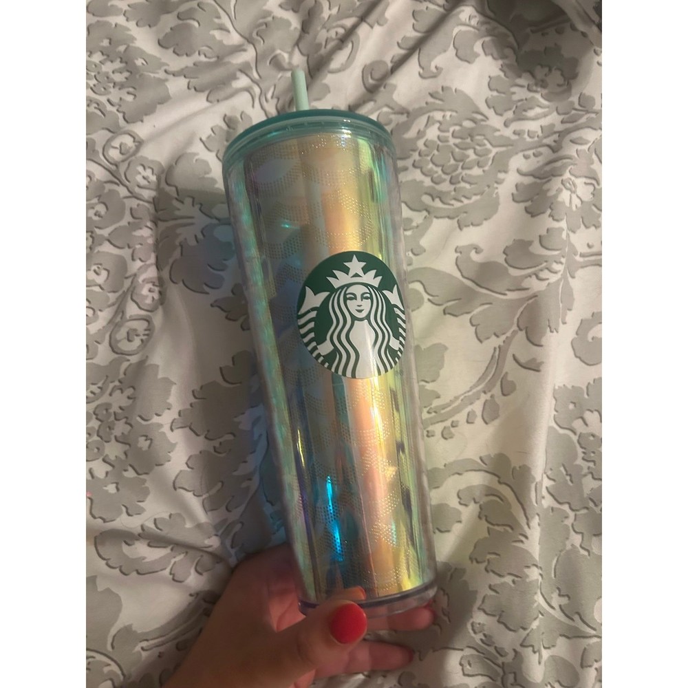 Starbucks Mermaid Scale Iridescent 2020 Cold Cup Venti-24oz. New!